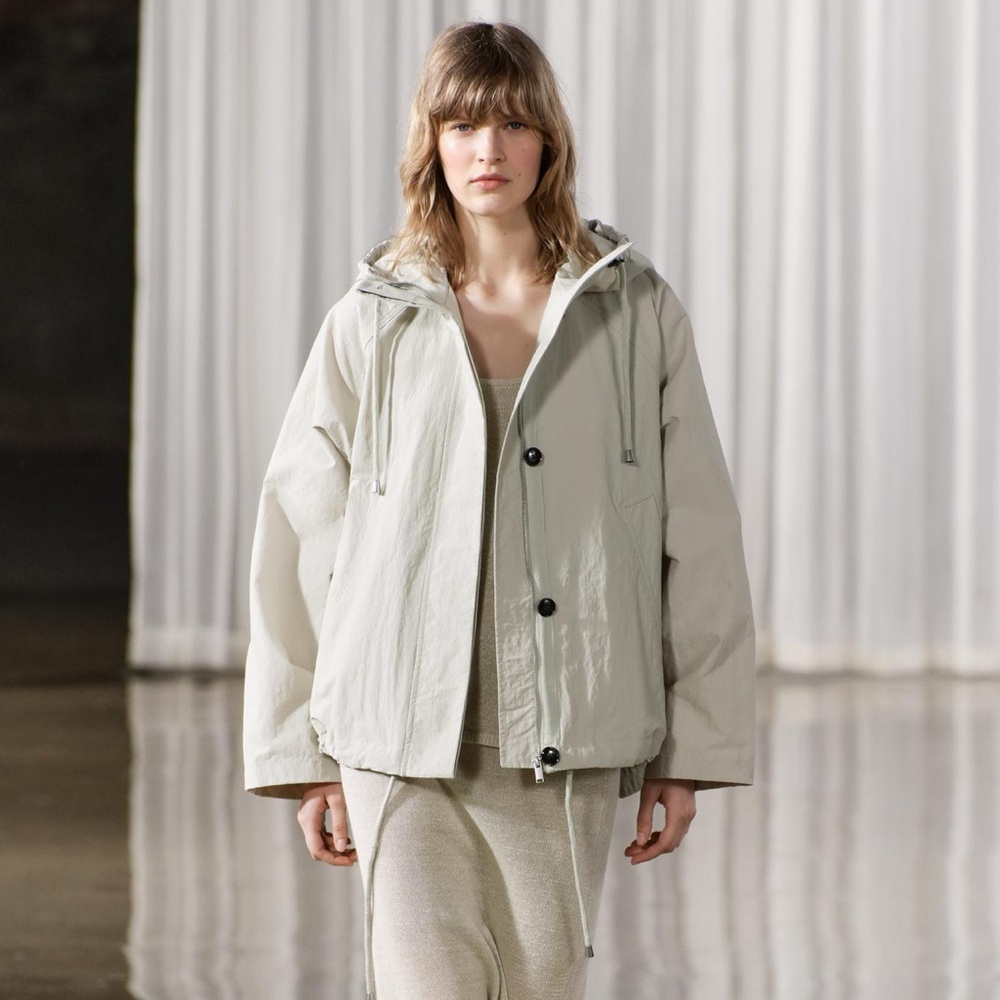 NWT Zara ZW Collection crop parka
